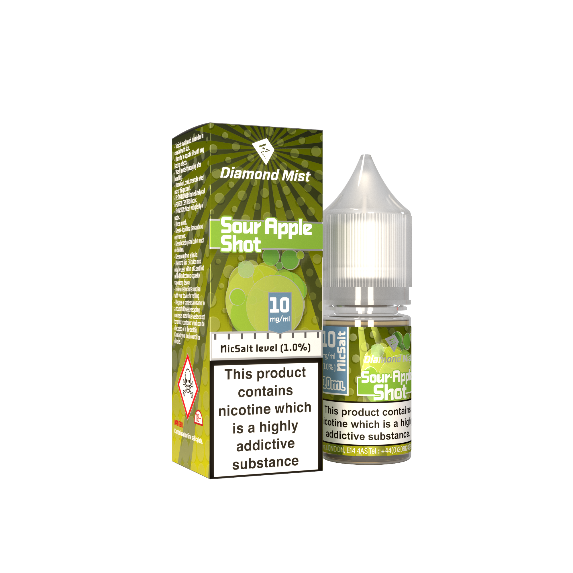Sour Apple Shot Nic Salt